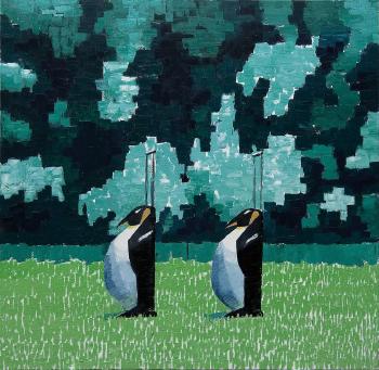 Untitled (Penguin Trolleys) by 
																	 Wang Chihsin