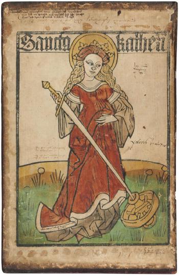 Saint Catherine of Alexandria by 
																	Catherine SAint-Aubyn