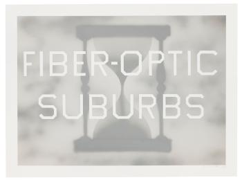 FiberOptic Suburbs by 
																	Ed Ruscha