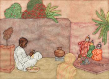 Untitled (Puja Scene) by 
																	Shanti Panchal