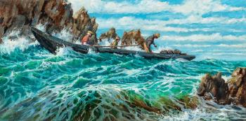 Off the Skellig Islands by 
																	Roy Lyndsay