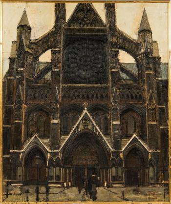 North Gate at Westminster Abbey by 
																	Ken Howard
