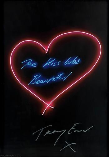 The Kiss Was Beautiful by 
																	Tracey Emin