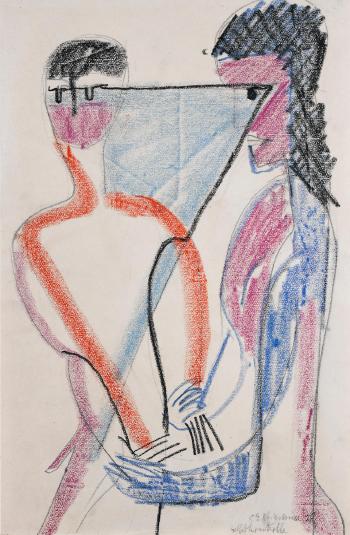 Selbstkontrolle by 
																	Ernst Ludwig Kirchner