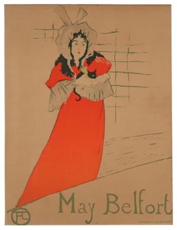 May Belfort by 
																	Henri de Toulouse-Lautrec