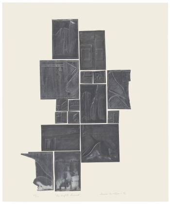 Night Sound, from Lead Intaglio Series by 
																	Louise Nevelson
