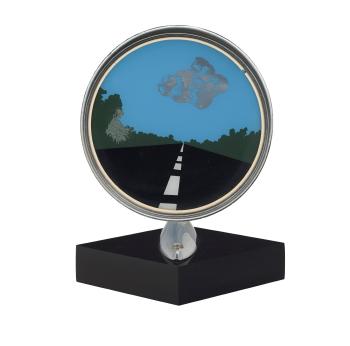 SideView Mirror, from 7 Objects in a Box by 
																	Allan d'Arcangelo