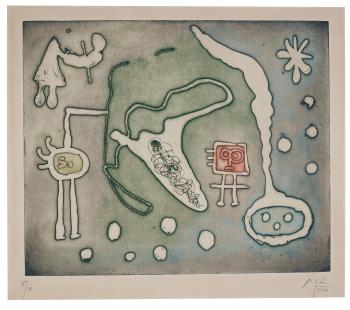 Plate II, from Srie II by 
																	Joan Miro