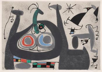Untitled, from Le lzard aux plumes d'or by 
																	Joan Miro