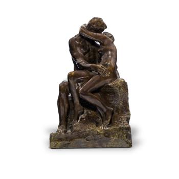 Le baiser, 3me rduction by 
																	Auguste Rodin