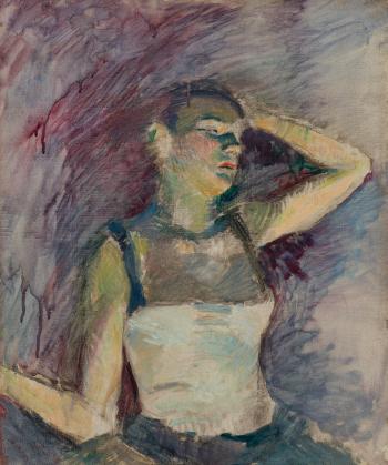 tude de danseuse by 
																	Henri de Toulouse-Lautrec