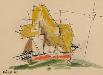 Ship by 
																	Lyonel Feininger