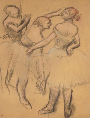 Trois danseuses by 
																	Edgar Degas