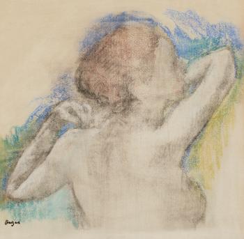 Buste de femme by 
																	Edgar Degas