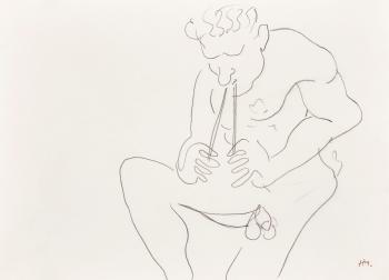 Etude pour 'Le Faune' by 
																	Henri Matisse
