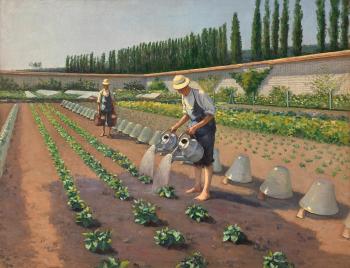 Les Jardiniers by 
																	Gustave Caillebotte