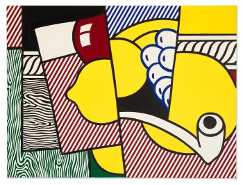 Cubist Still Life by 
																	Roy Lichtenstein