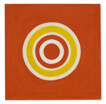 Red Source by 
																	Kenneth Noland