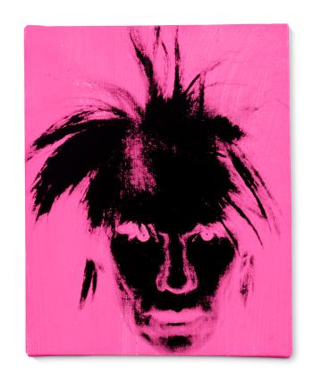 SelfPortrait (Fright Wig) by 
																	Andy Warhol