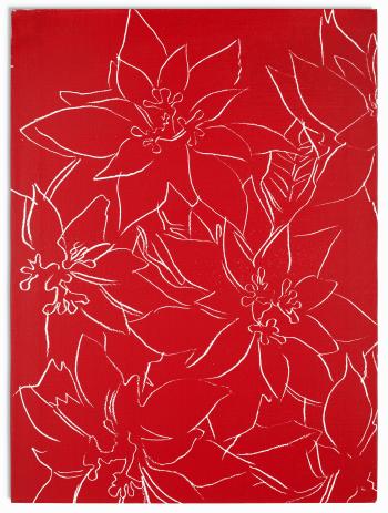 Poinsettias by 
																	Andy Warhol