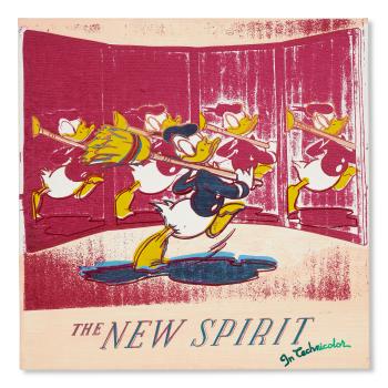 The New Spirit (Donald Duck) by 
																	Andy Warhol