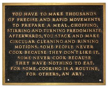 Living: You have to make thousands of precise... by 
																	Jenny Holzer