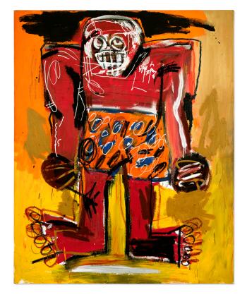 Sugar Ray Robinson by 
																	Jean-Michel Basquiat