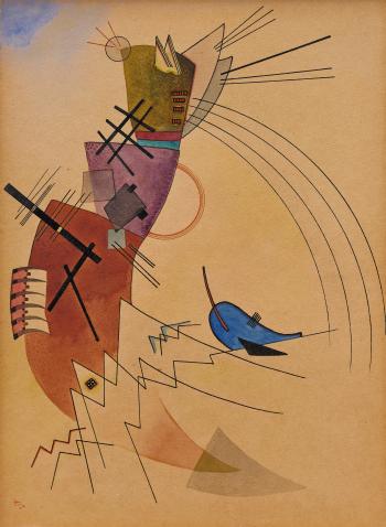 Aufstieg (Rise) by 
																	Wassily Kandinsky