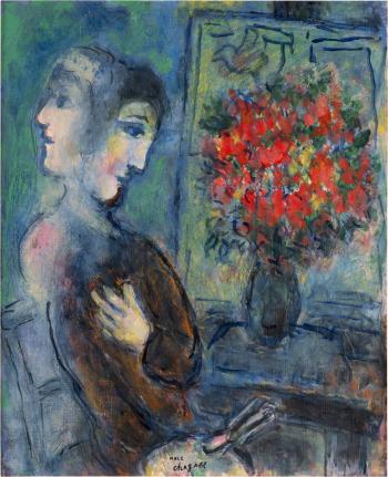 Le Peintre au doubleprofil by 
																	Marc Chagall