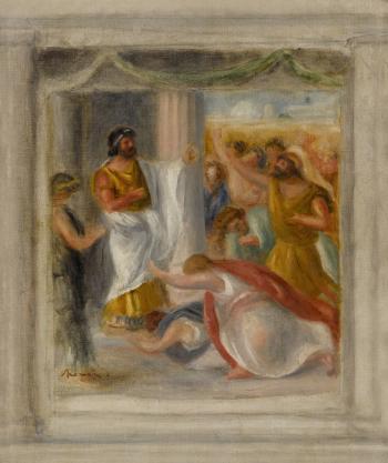 Scne d'Oedipe (Scne antique) by 
																	Pierre-Auguste Renoir