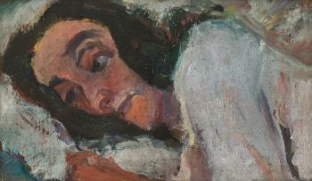 Femme couche by 
																	Chaim Soutine