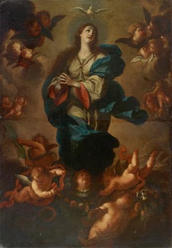 Immaculate Conception by 
																	Agiselo Antonio don Palomino de Castro y Velasco