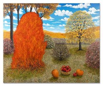 Burning Leaves by 
																	Scott Kahn
