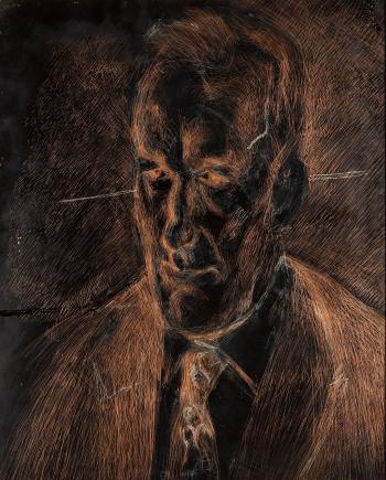 Head of Jeremy King by 
																	Lucian Freud