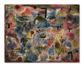 Landschaft mit dem Galgen (Landscape with Gallows) by 
																	Paul Klee