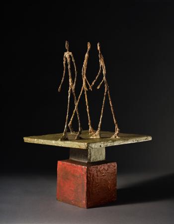Trois hommes qui marchent (grand plateau) by 
																	Alberto Giacometti