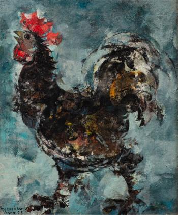 The Rooster by 
																	Hans Marinus van Dokkum