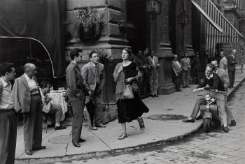 American Girl in Italy, Florence, Italy by 
																	Ruth Orkin
