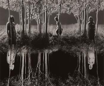 Small Woods Where I Met Myself (Final Version) by 
																	Jerry Uelsmann