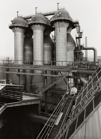Hot Blast Stoves, Steel Plant, DuisbergMeiderich, Germany by 
																	Bernd and Hilla Becher