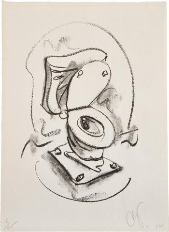 Soft Toilet 2 (G. 414, A. & P. 93) by 
																	Claes Oldenburg
