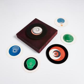 Rotoreliefs (Optical Disks) (S. 441c) by 
																	Marcel Duchamp