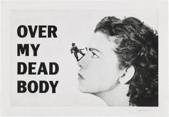 Over my Dead Body by 
																	Mona Hatoum