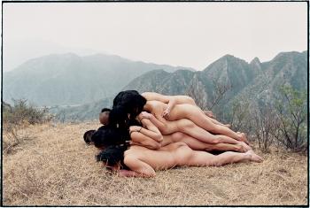 To Add One Meter to an Anonymous Mountain by 
																	 Zhang Huan