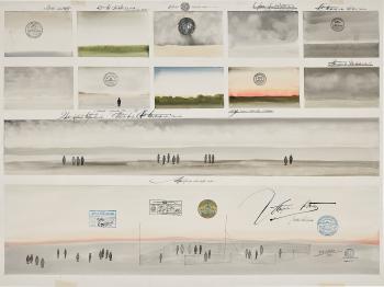 Twelve Landscapes by 
																	Saul Steinberg