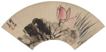 Lotus by 
																	 Wu Changshuo