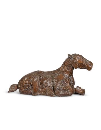 Small Lying Down Horse by 
																	Elisabeth Frink