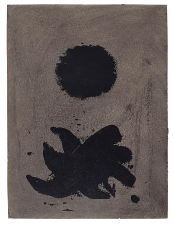 Black and Grey by 
																	Adolph Gottlieb