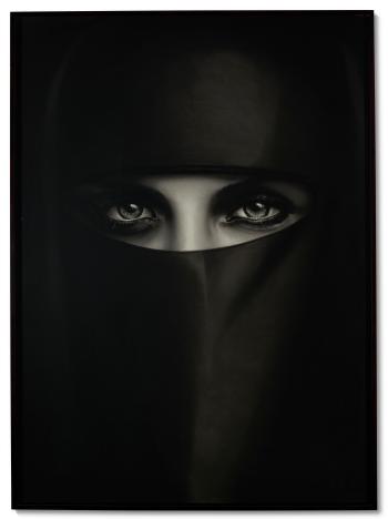 Untitled (Vanessa, Bill's Girlfriend in a Burka) by 
																	Robert Longo