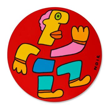 Running 100m by 
																	Thierry Noir